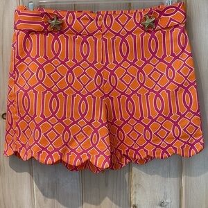 Mud Pie Charlotte scalloped Shorts